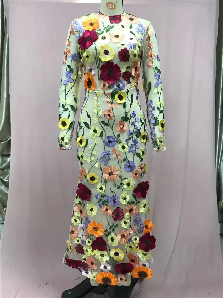 chinese dress ladies Eliana Floral Dress Black / Medium