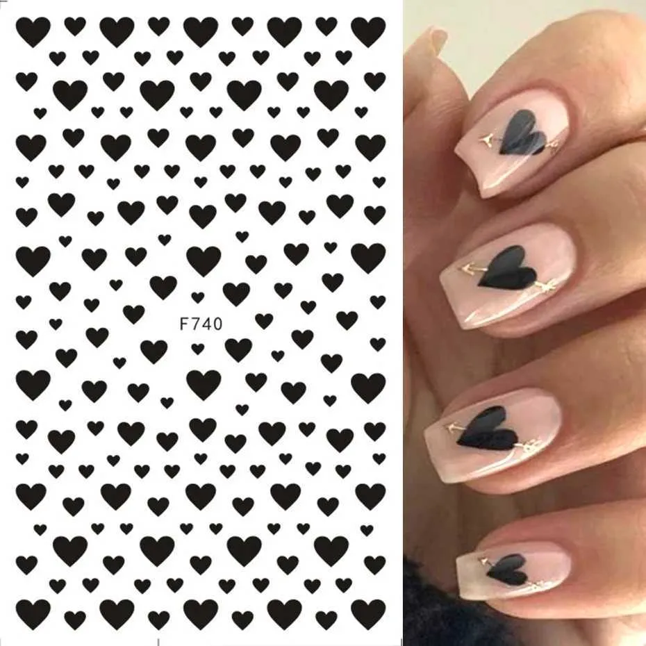 Stickers 3D Pour Ongles - Décalcomanies Nail Art F672, Neuf Sans Marque