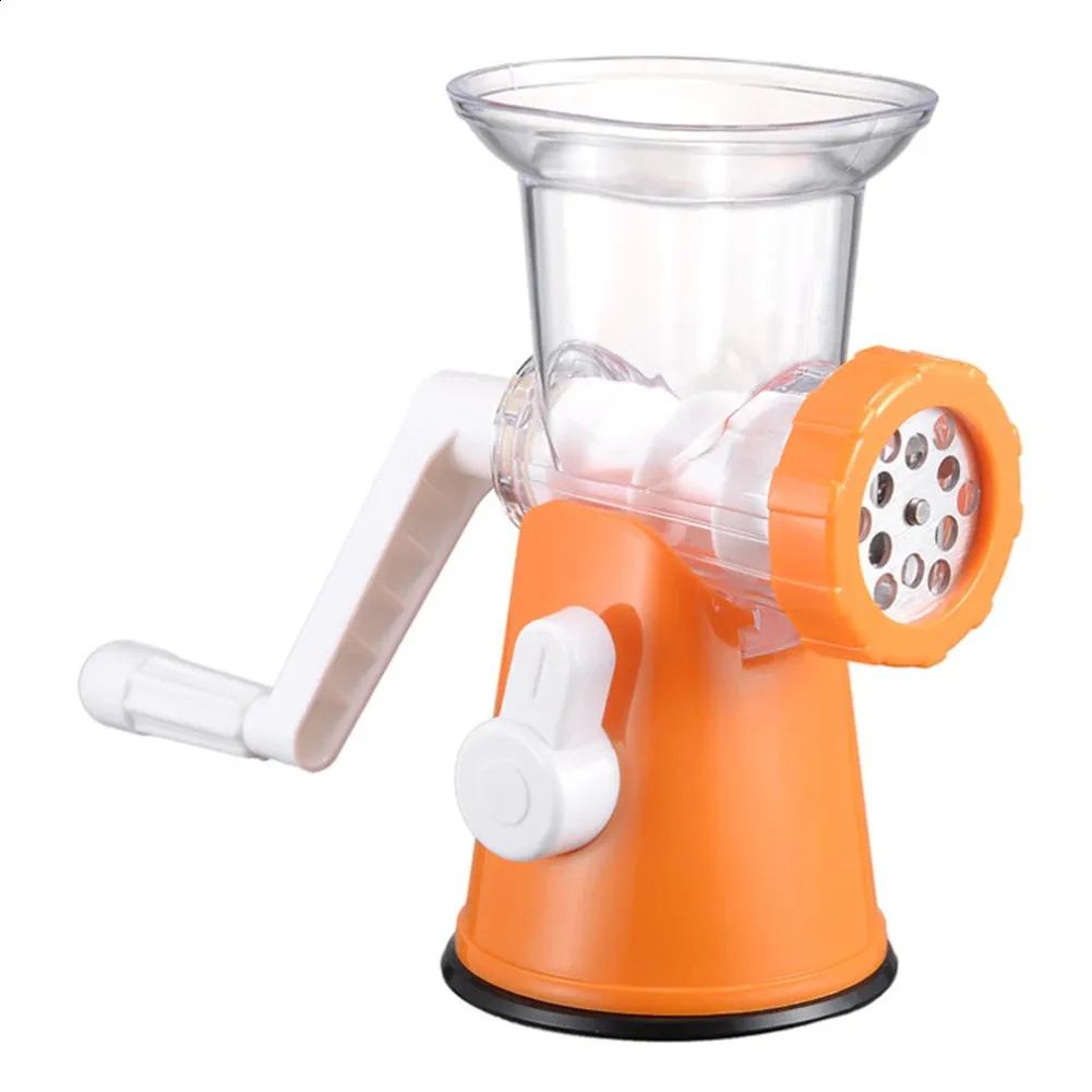 Premium Manual Meat Grinder: Stainless Steel, Hand-Operated