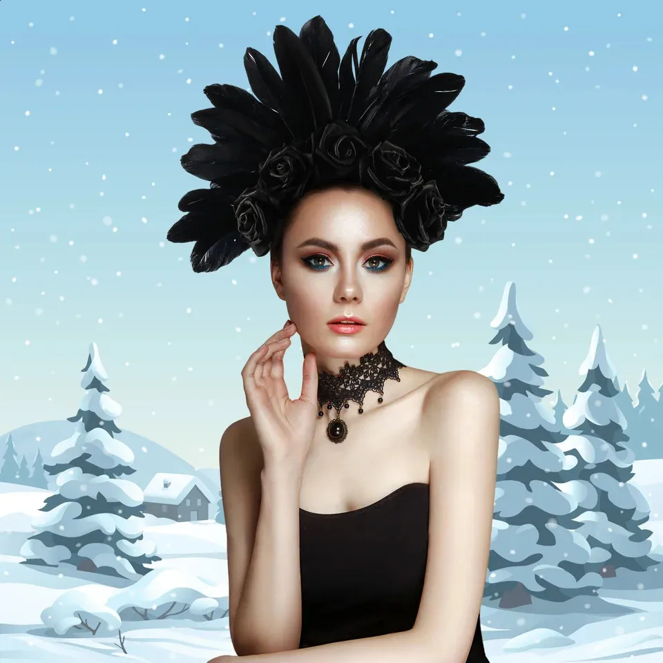 Bandeau à Fleurs Jour des Morts – Accessoire Costume