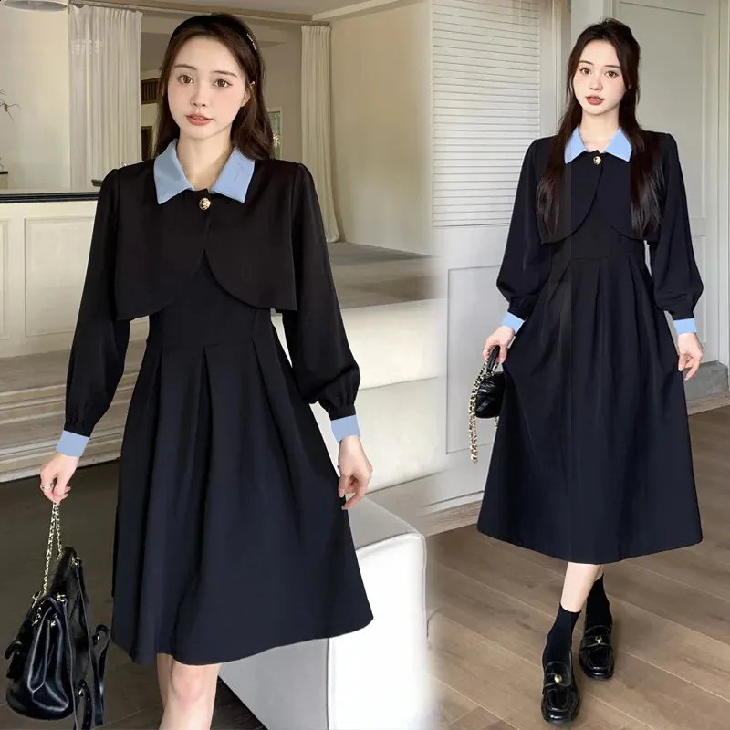 chinese dress ladies Maxi A-Line Hoodie Coat Dress main image 1
