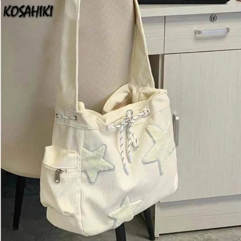 TAVIMART  -  Sweet Cool Girl Handbag Korean Chain Star Pendant Aesthetic Casual Underarm Shoulder Bag Y2k Trendy Designer Bags Luxury