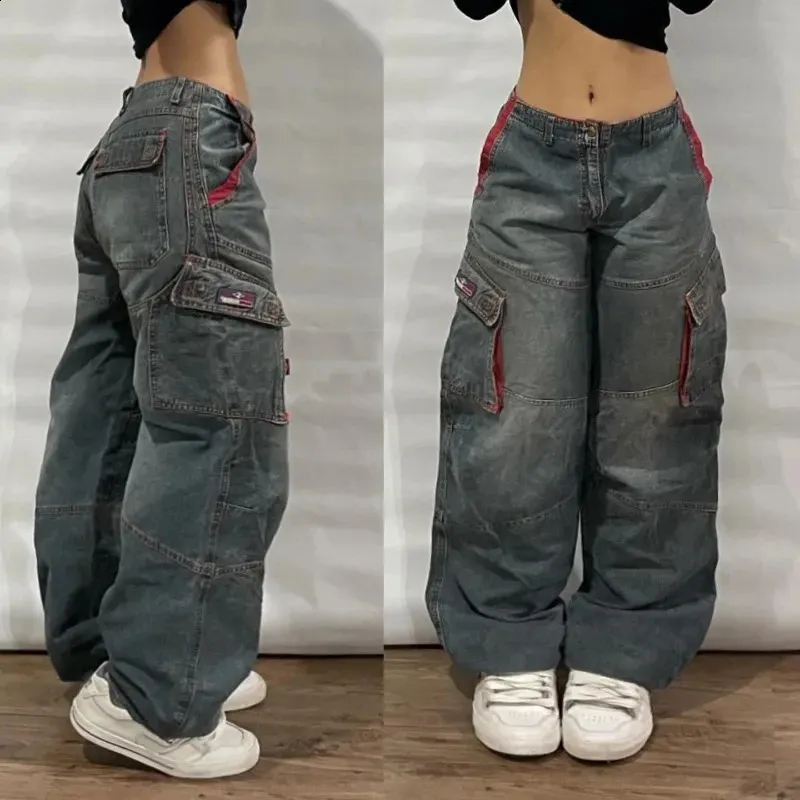 Hip Hop Jeans Women Y2K Style, Joker Pants, Retro From