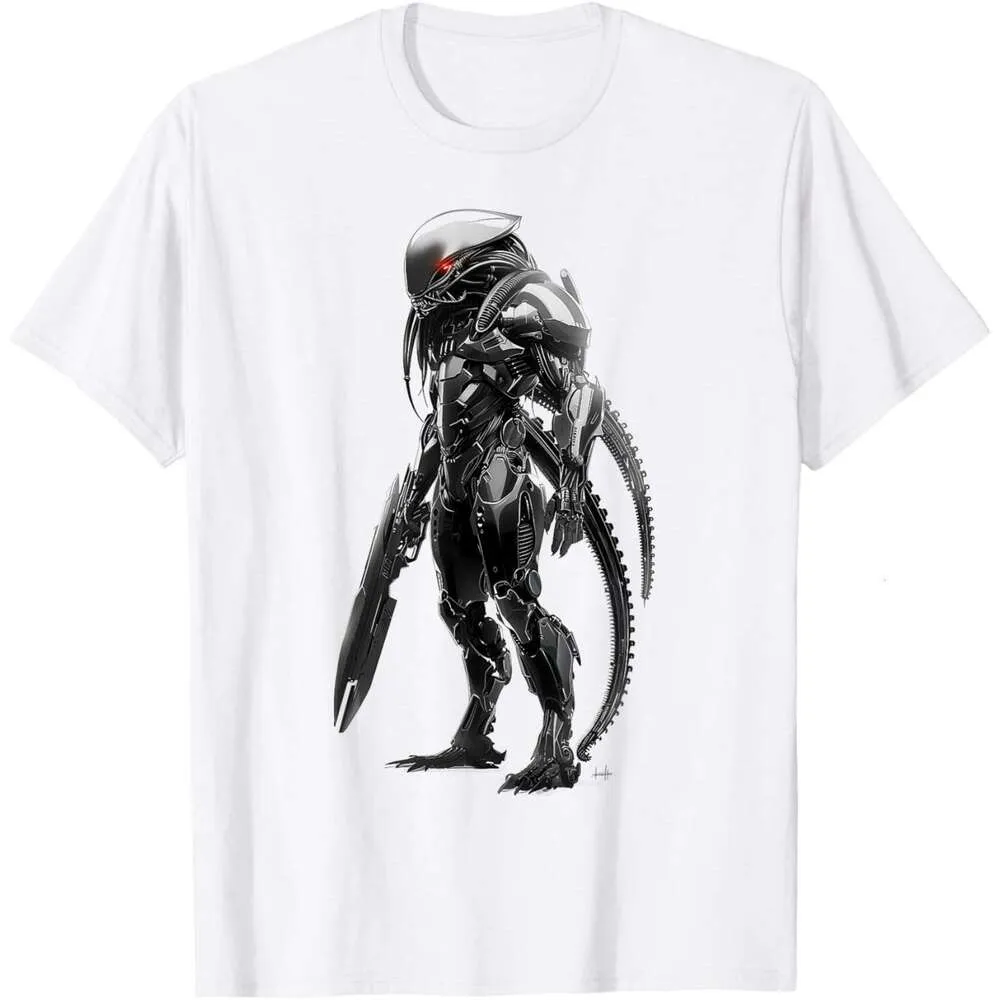 Sci-Fi Alien Graphic Tee for Men Casual Short Sleeve T-Shirt Shop Now!