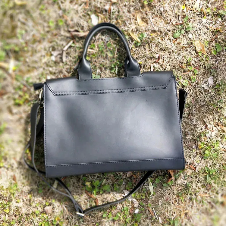 Business Laptop Briefcase for Women - A4 File Compartment