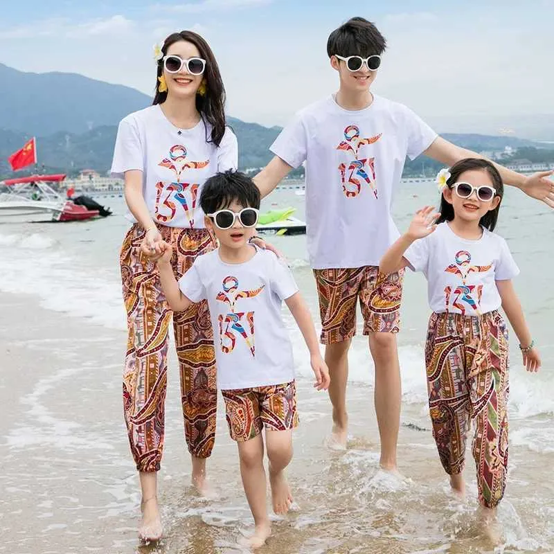 Parent Child Matching Beach Couple Clothing Set ... From Popular ...