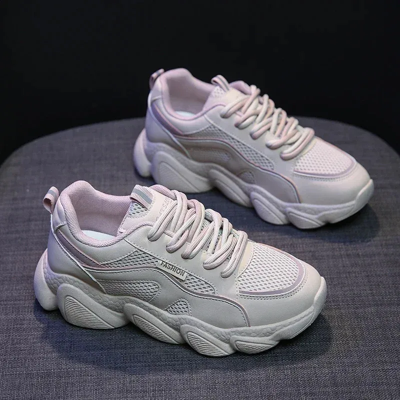 Women's Slip On Walking Shoes - Lightweight Mesh Sneakers For Running, Workout, Casual Wear