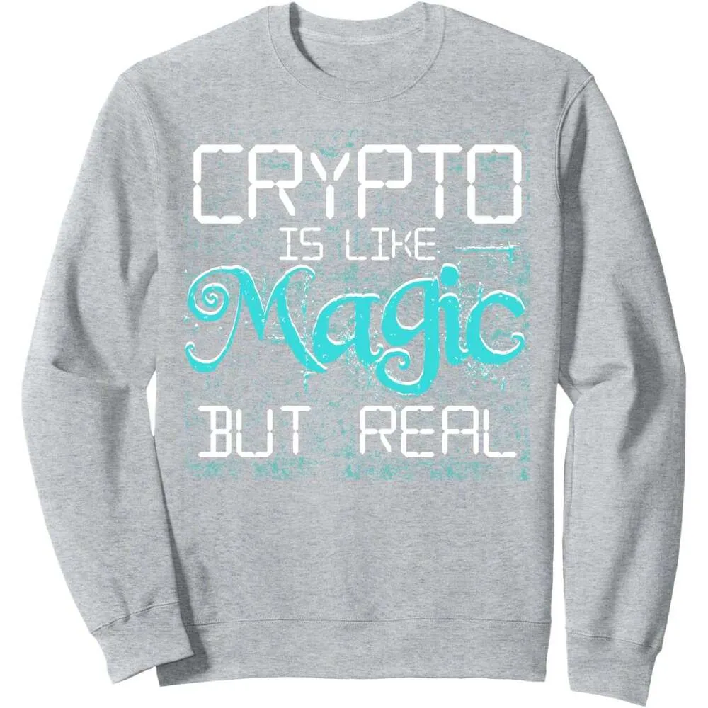 Mens Long Sleeve Graphic Sweatshirt: Crypto Inspired Streetwear Pullover  For Casual Wear From Fasts_shipping Vendor, $18.13 | DHgate.Com