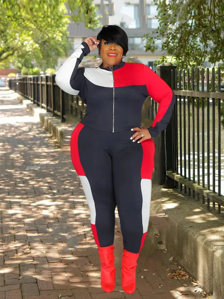 Save Big on Bulk Womens Tracksuit Sets Women Tracksuits: Plus Size Two  Piece Set Casual Zip Jacket Sport Jogger Outfit, Lightweight For Daily  Use