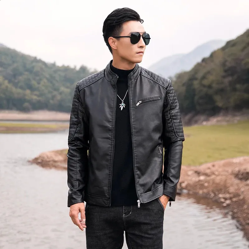 Leather jacket streetwear online