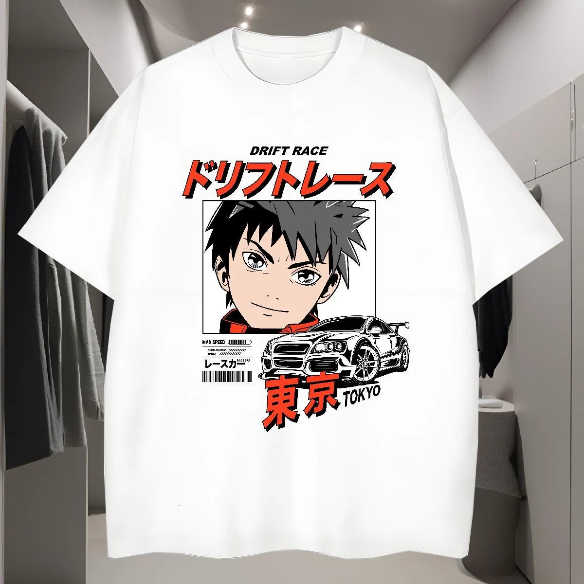 Camisetas De Algodón Estampadas De Anime |Ropa De Calle