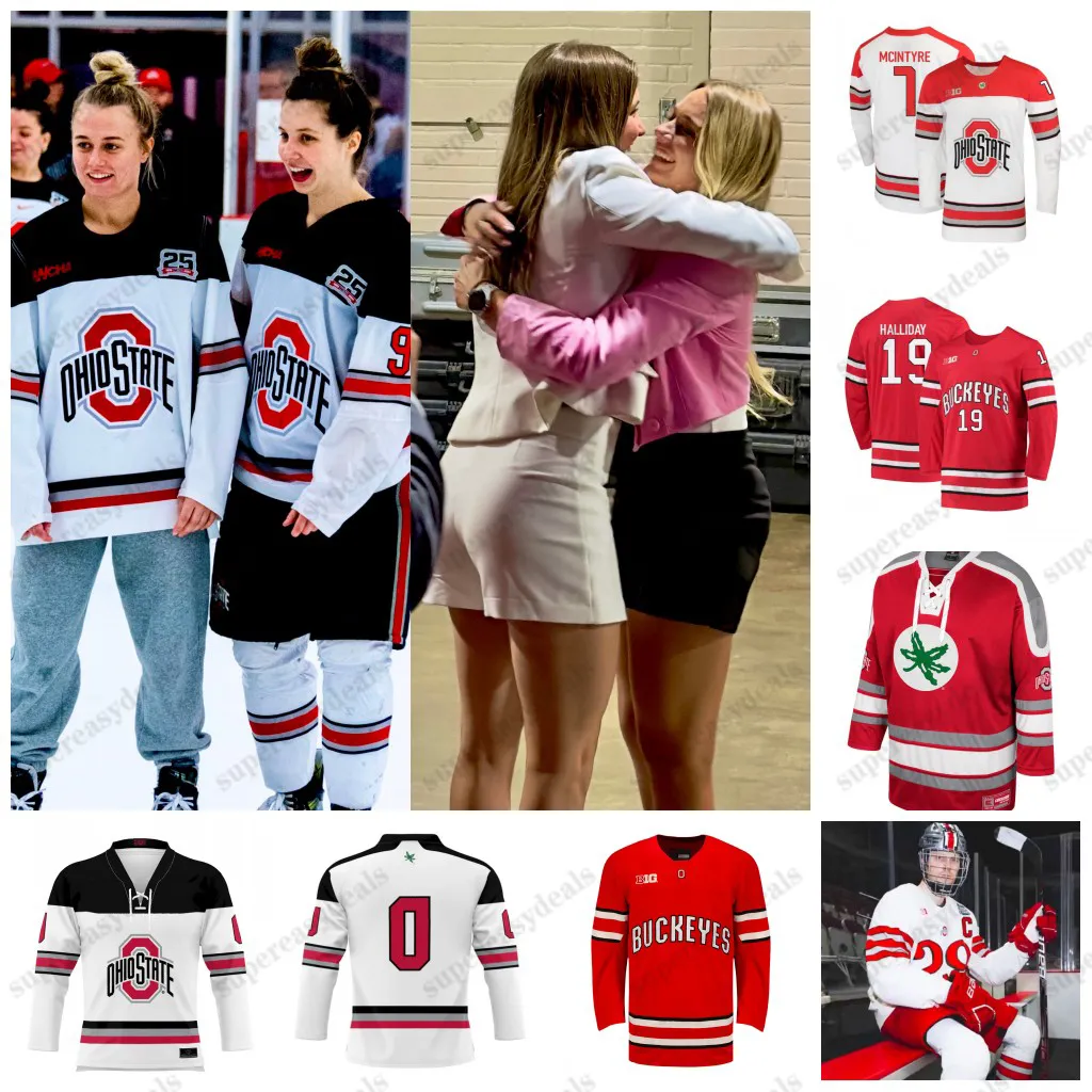 Ohio State Buckeyes Hockey Jersey Ryan Kesler Paul Pooley Dave Caruso R. J. Umberger Ryan Dzingel Zac Dalpe Matt Cassidy Quinn Preston Patrick Guzzo