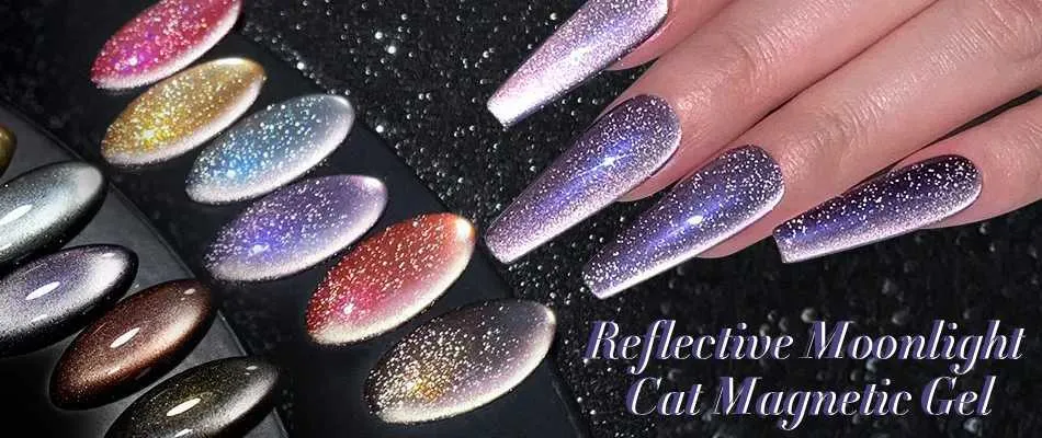 国内最安値！ Shiny Silver UV LED Gel gel fingernail polish - 10ml Semi バッグ