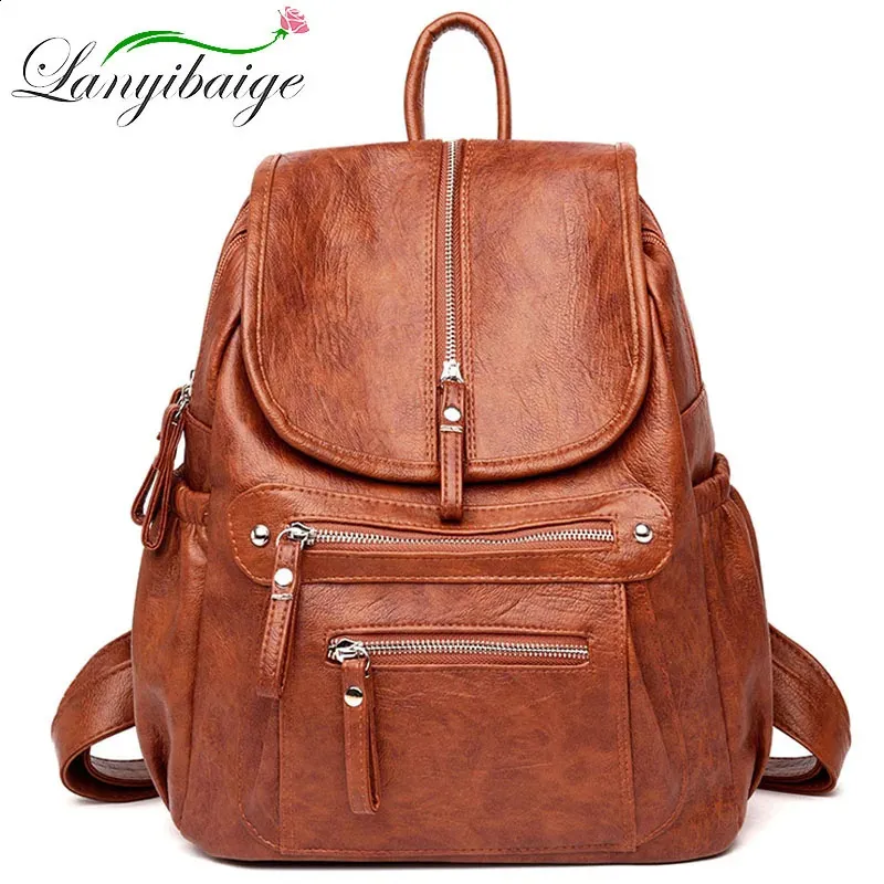 9085 Backpack Purse Fashion Leather Designer Travel Large Shoulder Bags Vintage COACH #9085  main image 2