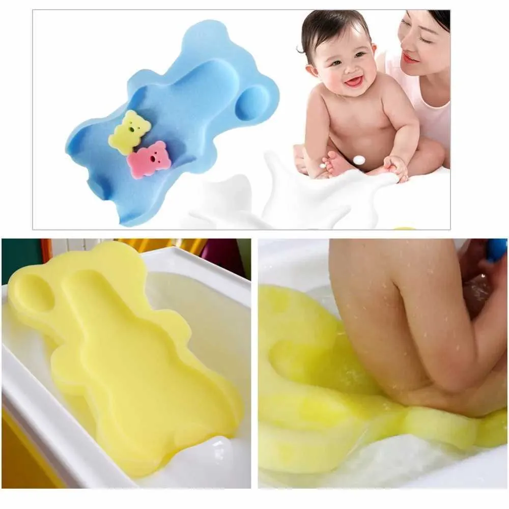 Bath Seat For Baby Non Slip Soft Foam Pad Mat Body Cushion Sponge Bathtub Mat Safety For Infants 2024 From Time brocade1 4.37 DHgate.Com