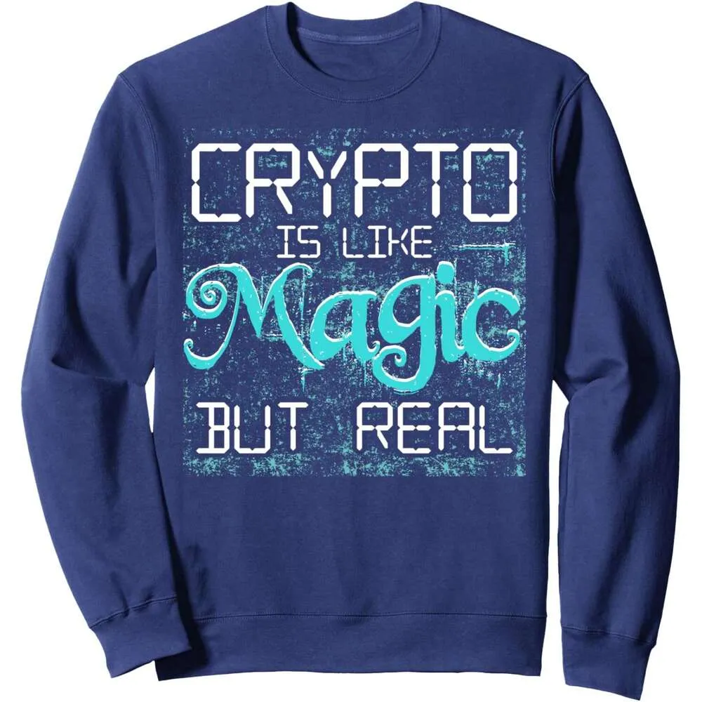 Mens Long Sleeve Graphic Sweatshirt: Crypto Inspired Streetwear Pullover  For Casual Wear From Fasts_shipping Vendor, $18.13 | DHgate.Com