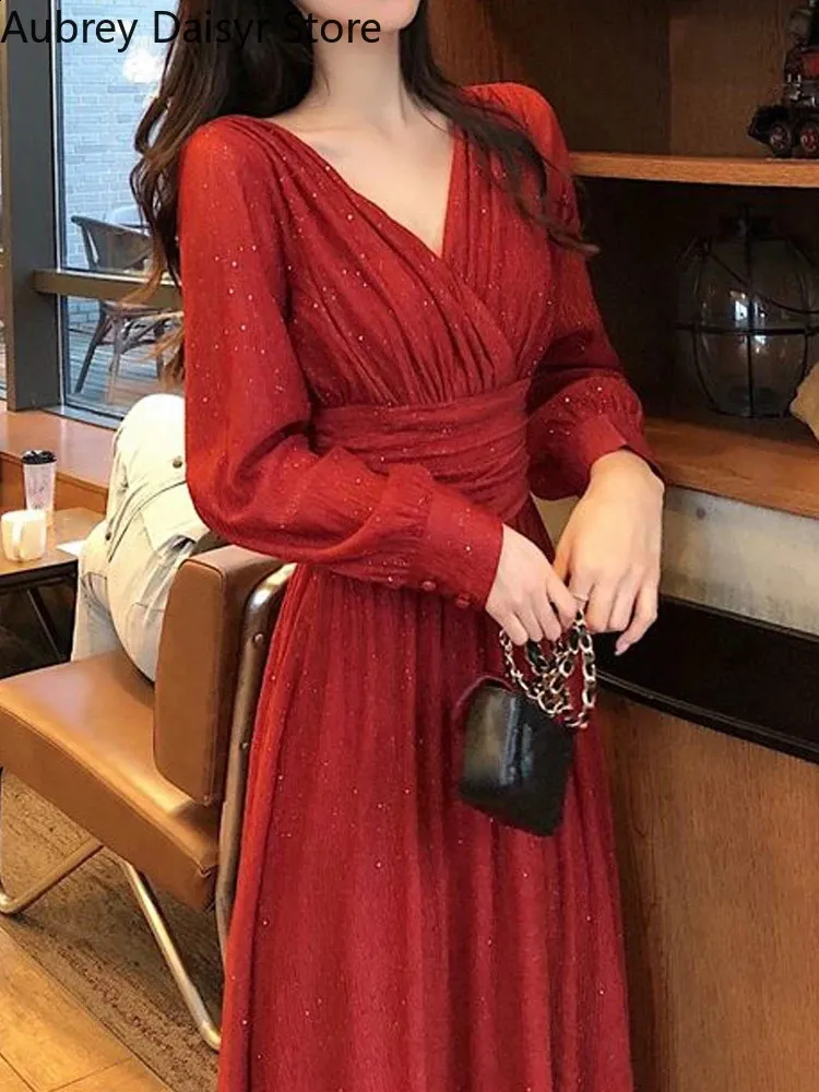 korean fashion red dress Korean Plus Size Red Bodycon Formal Dress