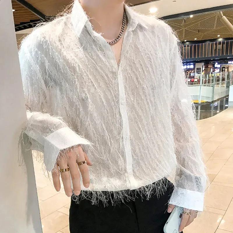 Korean Autumn Vintage Lace Dress Shirt Men Long Sleeve Casual Thin Acetate Shirt from Dhgate Men's Casual Shirts - price 68.23 Korean Autumn Vintage Lace Dress Shirt Men Long Sleeve Casual Thin Acetate Shirt from Dhgate Men's Casual Shirts - price 68.23