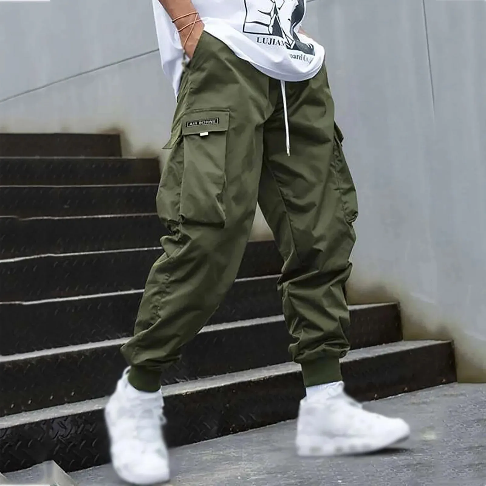 DHgate.com:Mens Purple Cargo Pants: Fashion Hip Hop Joggers