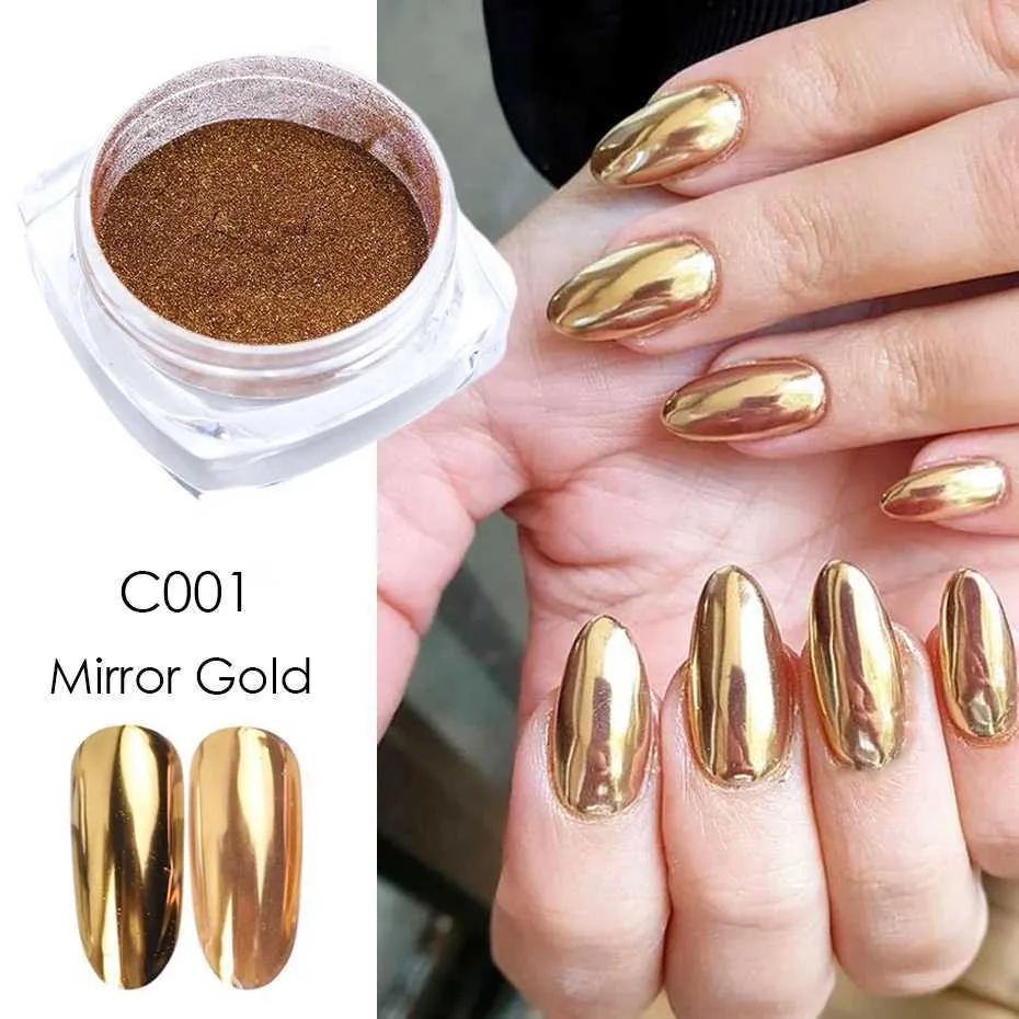 Vernis à Ongles Effet Miroir Chrome Métallique - Flacon 8 Ml - Neuf