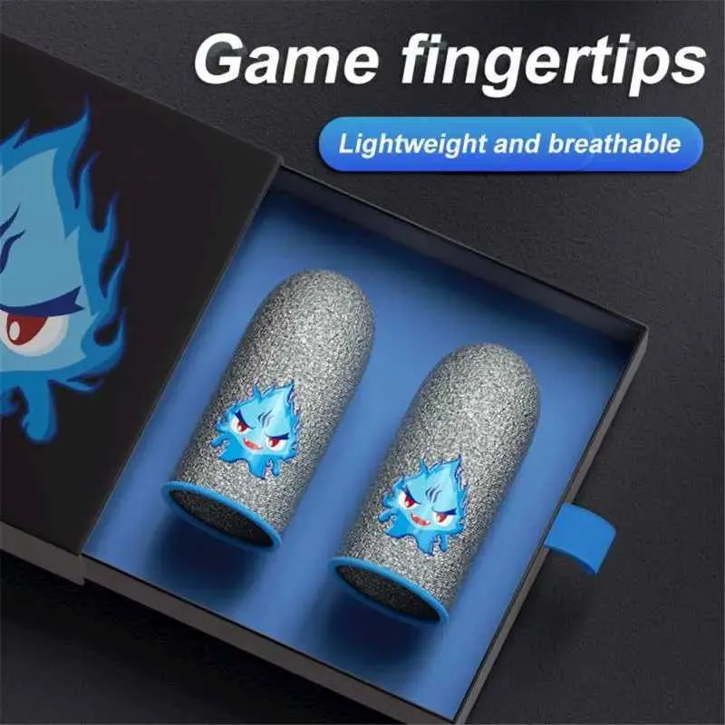 GAMING FINGER SLEEVES Red For Touchscreen Devices With Breathable