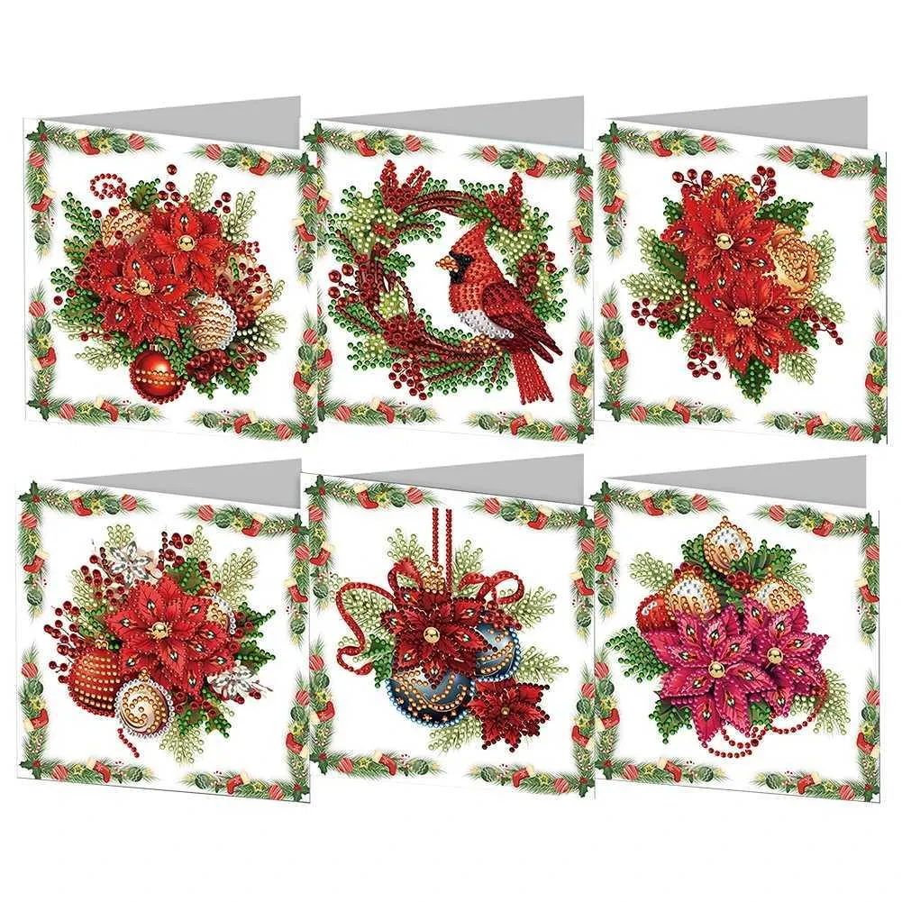 Cuadros Decorativos 8 Uds. Tarjetas De Felicitación Con Pintura De Diamantes DIY, Postales De Mosaico De Agradecimiento Hkdz17 Sywqhk Nuevos Originales
