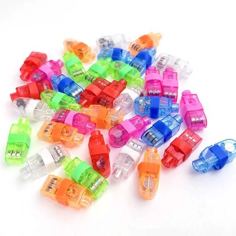 Set 8 Luci Per Dita A LED Rosse - Lampade Da Pollice Super Luminose Per Spettacoli E Feste