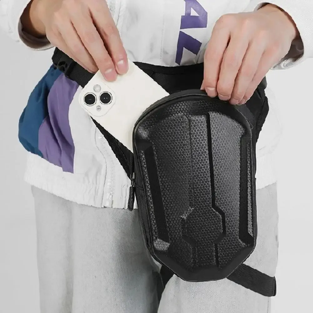 Sacoche De Jambe Moto Imperméable – Multi-poches, Sangles Réglables, Pour Homme Et Femme – Vélo, Randonnée, Camping