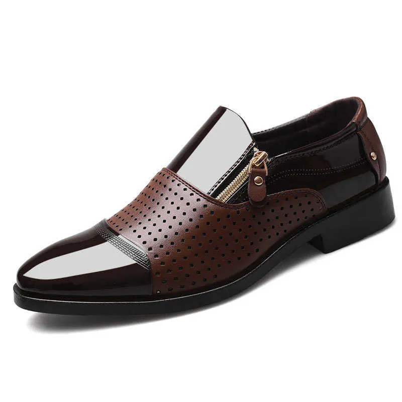 Men's Leather Dress Sandals Hollow Breathable Platform Shoes for Wedding  and Formal Events from Dhgate Dress Shoes - price 78.48