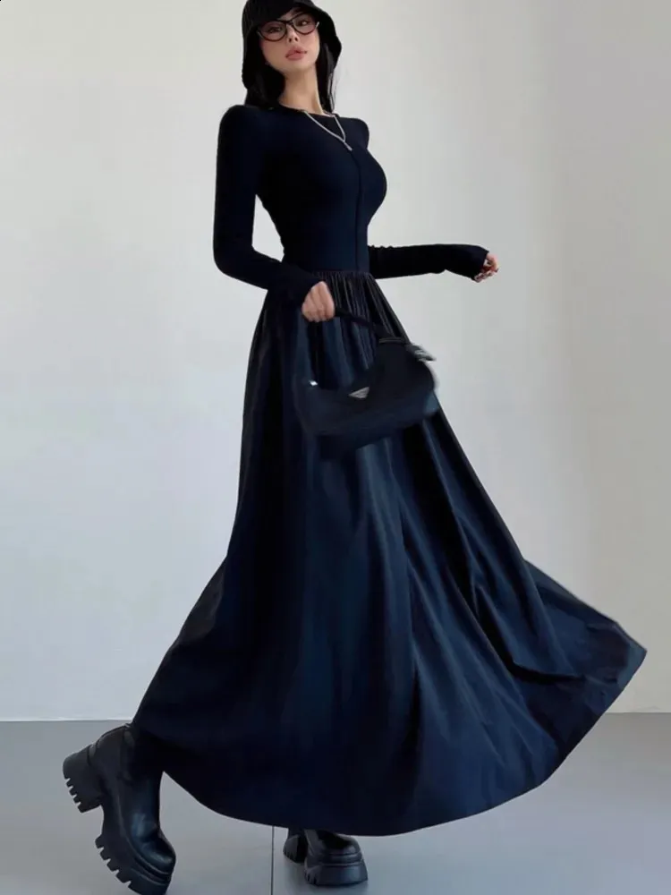 chinese dress ladies Beautiful Long Black A-Line One Shoulder Sleeveless Lace Prom Dress with Sit main image 0