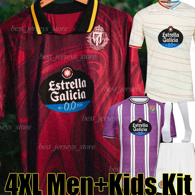 4xl 24 25 VALLADOLIDO REAL 3er Soccer Jerseys Weissman Oscar Plano 2024 2025 Plano L. Olaza R.Alcaraz Camisetas De Futbol Men Kits Kits Kits Socks Camisetas De Futbol Uniformes Uniformes Por Best jers...