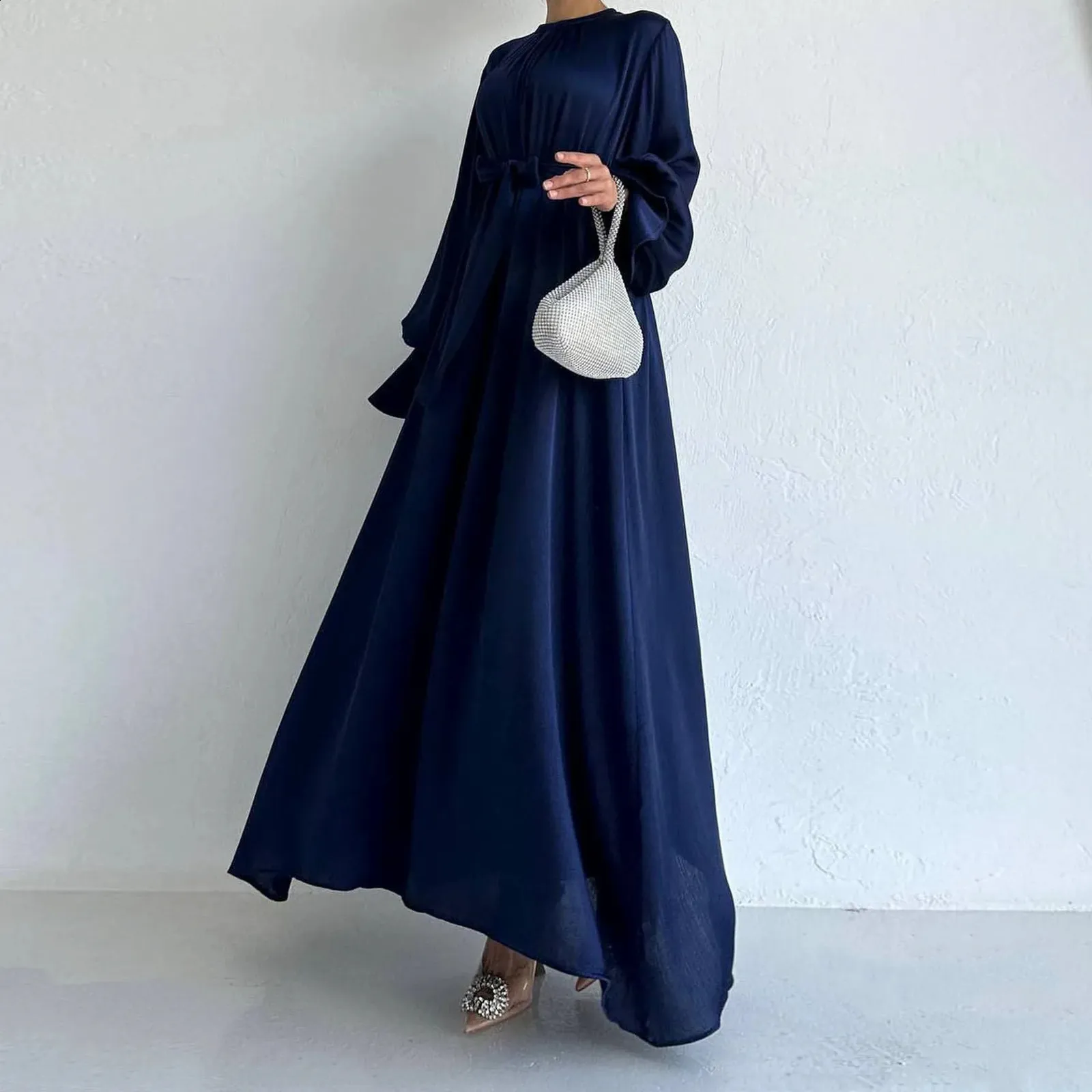 white christmas dresses Arc Shirt Dress in Forest Green Cotton Sateen – The Array main image 1
