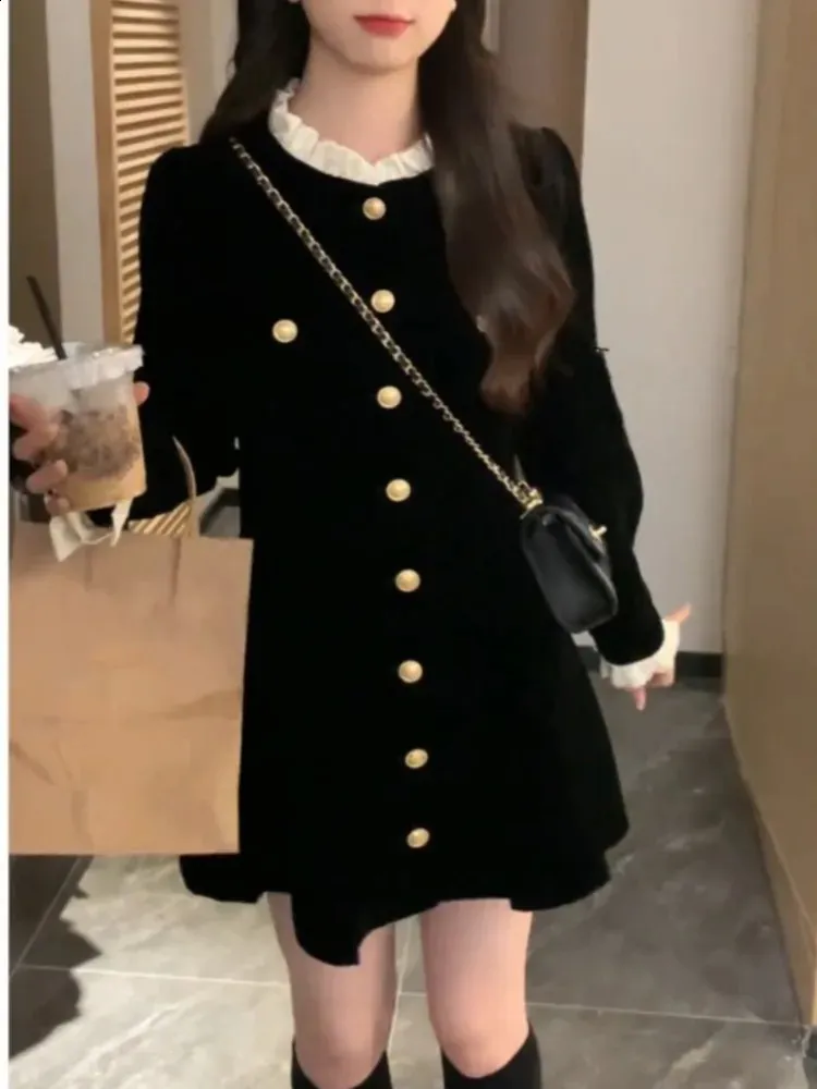 korean dress mini a Knee Length Summer Korean Dress Summer Floral Sweet Mini Dress Women Print  French Dress Korean