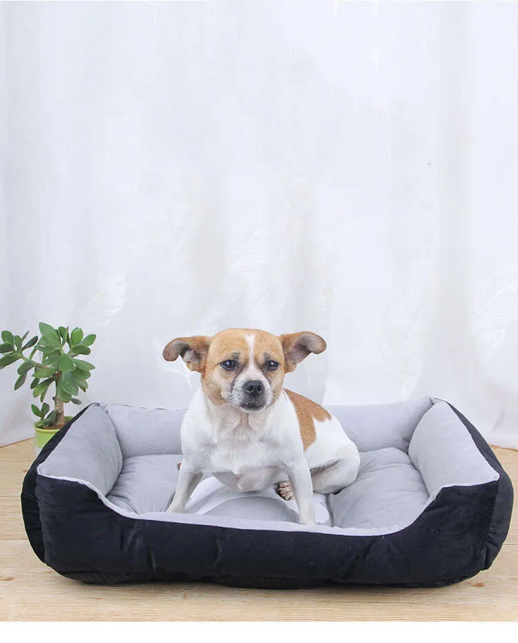 DHgate Non Slip Plush Dog Beds with Washable Cover for Small to Medium Dogs Pet Supplies