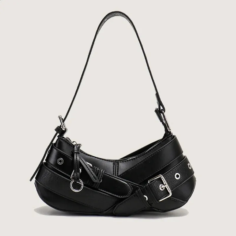 Retro Biker Handbag: Stylish Moto Bag for Women, Shoulder