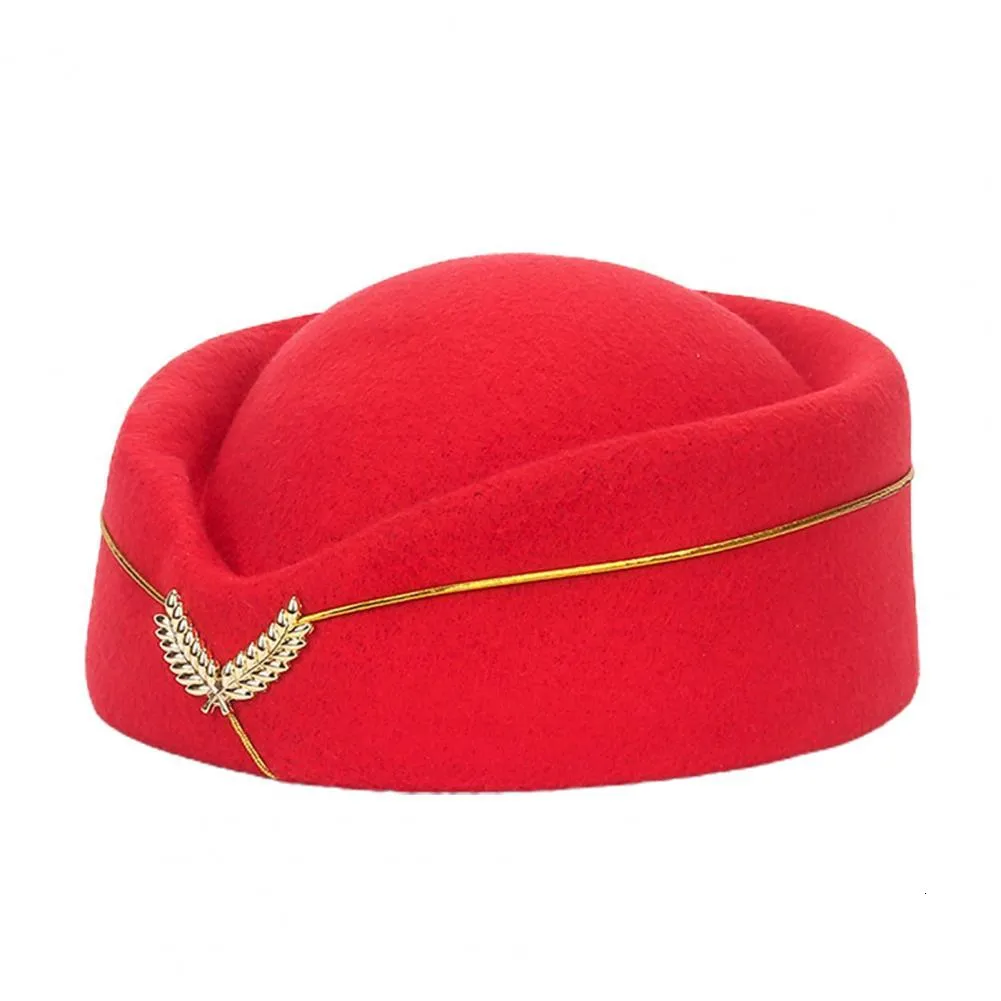Elegant Embroidered Air Hostess Beret - Premium Woolen  display picture 3