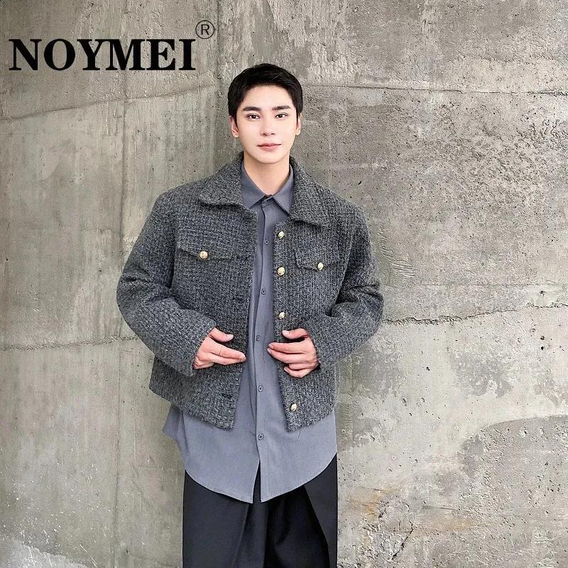Save Big on Bulk New Korean Males Jacket Men's Casual Wool Jacket  Autumn/Winter Short Top, Lapel Chic Design, All Match Korean Style Best  Deals on