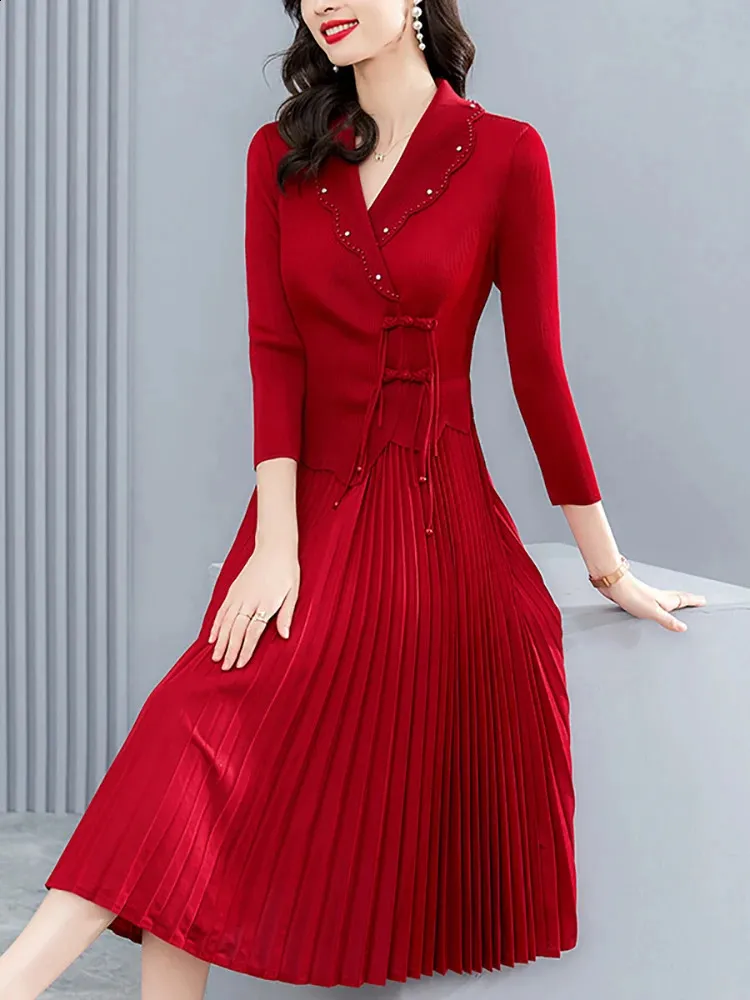 Semi-formal Wedding Guest Casual Attire Express Semi Formal Dresses Chic Red Midi Dress With Long Sleeves And Pleated For Women Perfect For Autumn/Winter Fashion, Office, And Vintage Parties Black ... Semi-formal Wedding Guest Casual Attire Express Semi Formal Dresses Chic Red Midi Dress With Long Sleeves And Pleated For Women Perfect For Autumn/Winter Fashion, Office, And Vintage Parties Black ...