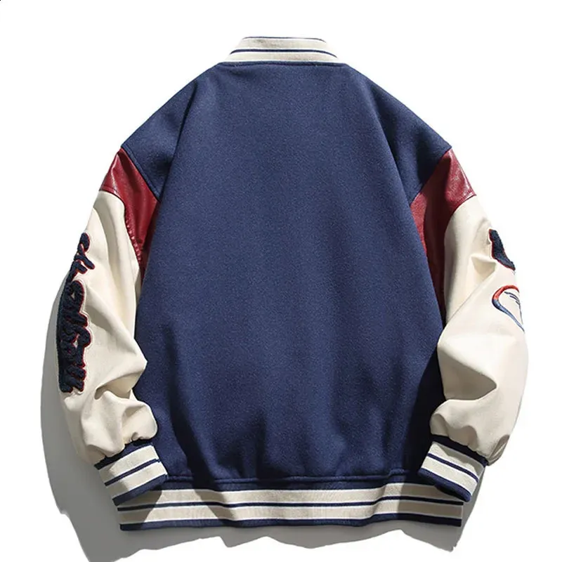 Honkbaljack Voor Heren Unisex College Varsity Jacket Jacket Sweat Jacket Vintage Streetwear Oversized Patchwork Sportjack (Color : Green, Size : Small
