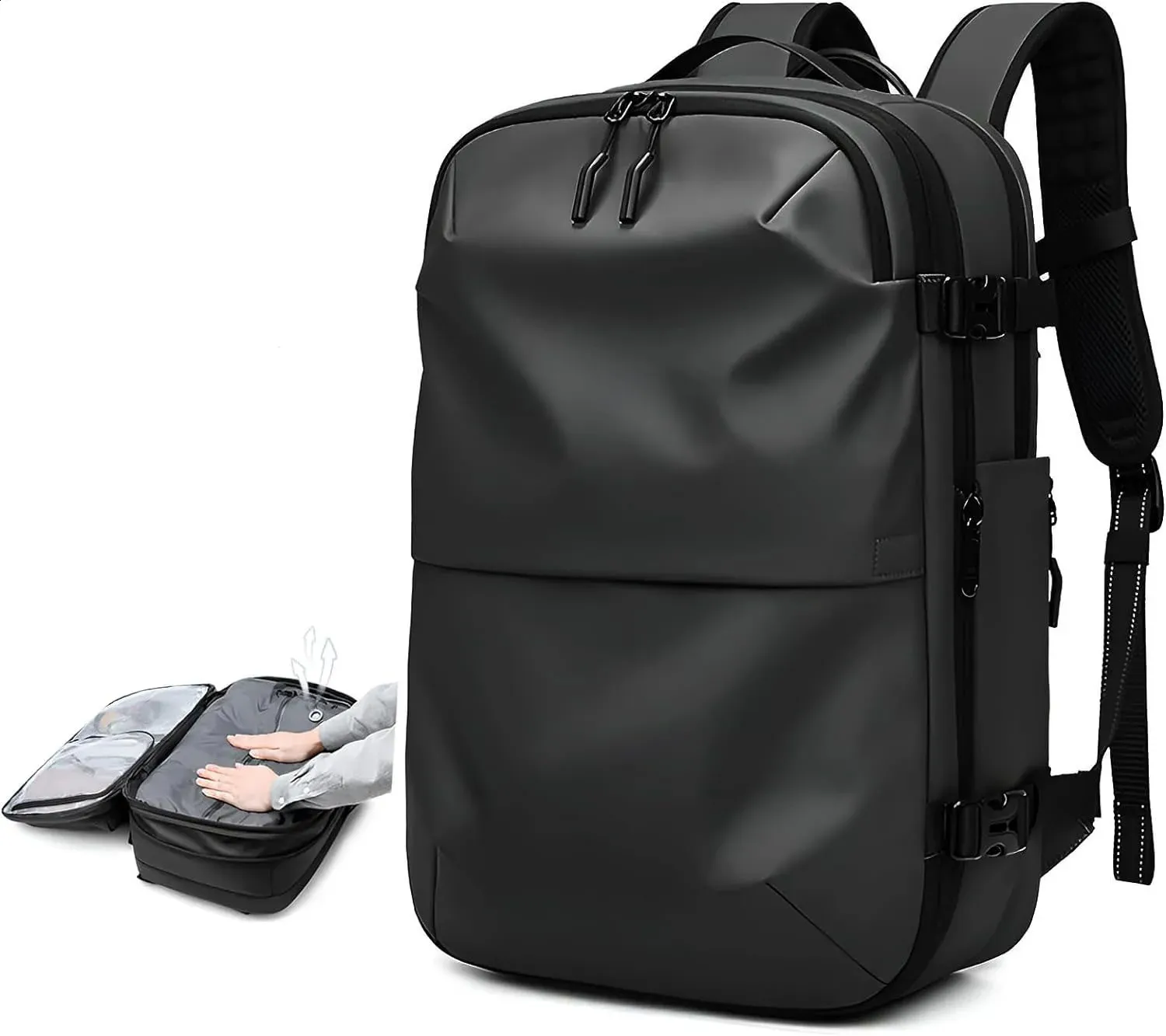 60L Hiking Backpack With Travel Vacuum Pump And... From 