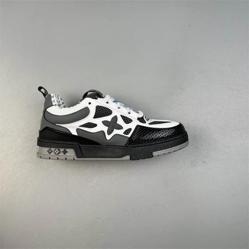 Custom Embossed Low Cut Platform Wide Width Skate Shoes For Men And Women 2023 Fashion Printing Lovers Collection In Classic Black White And Grey Available In Sizes 39 45 X34 From Street trend shoes 3...