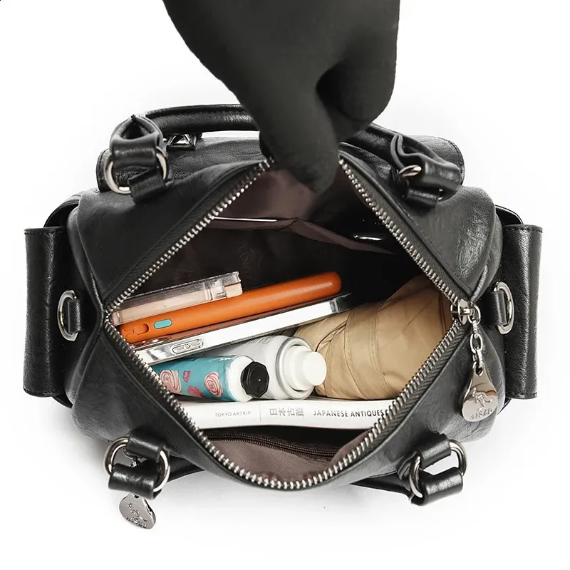 DHgate.com:Premium Leather Womens Handbag: Spacious Boston