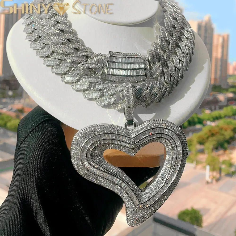 Collana Cuore In Argento 925 Con Ciondolo Cristallo - Foto 6