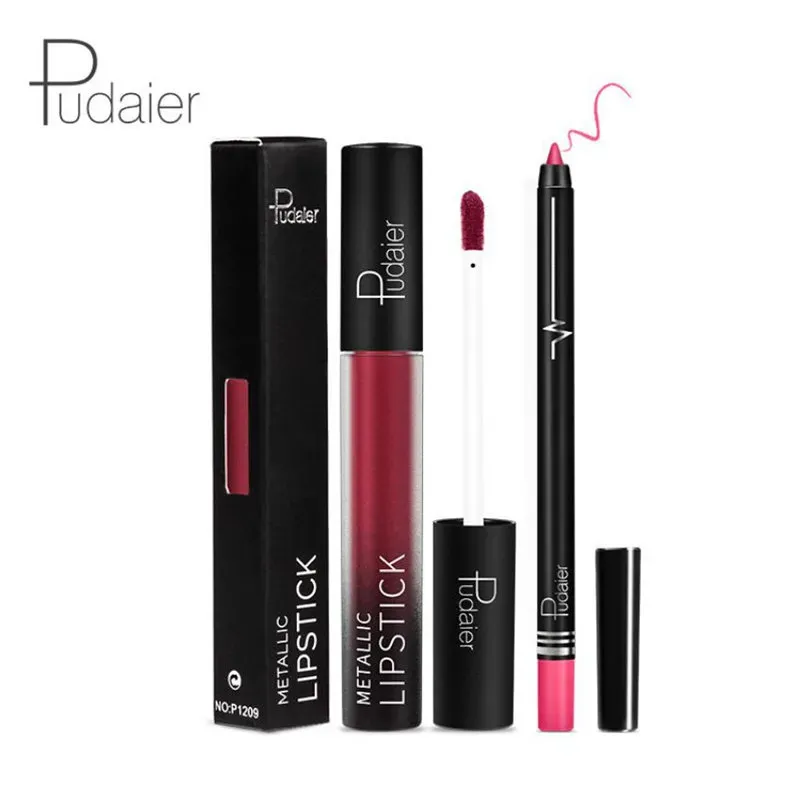 Pudaier 2 In 1 Matte Lip Gloss Lip Line Pencil Nude... From Makeup0809 ...