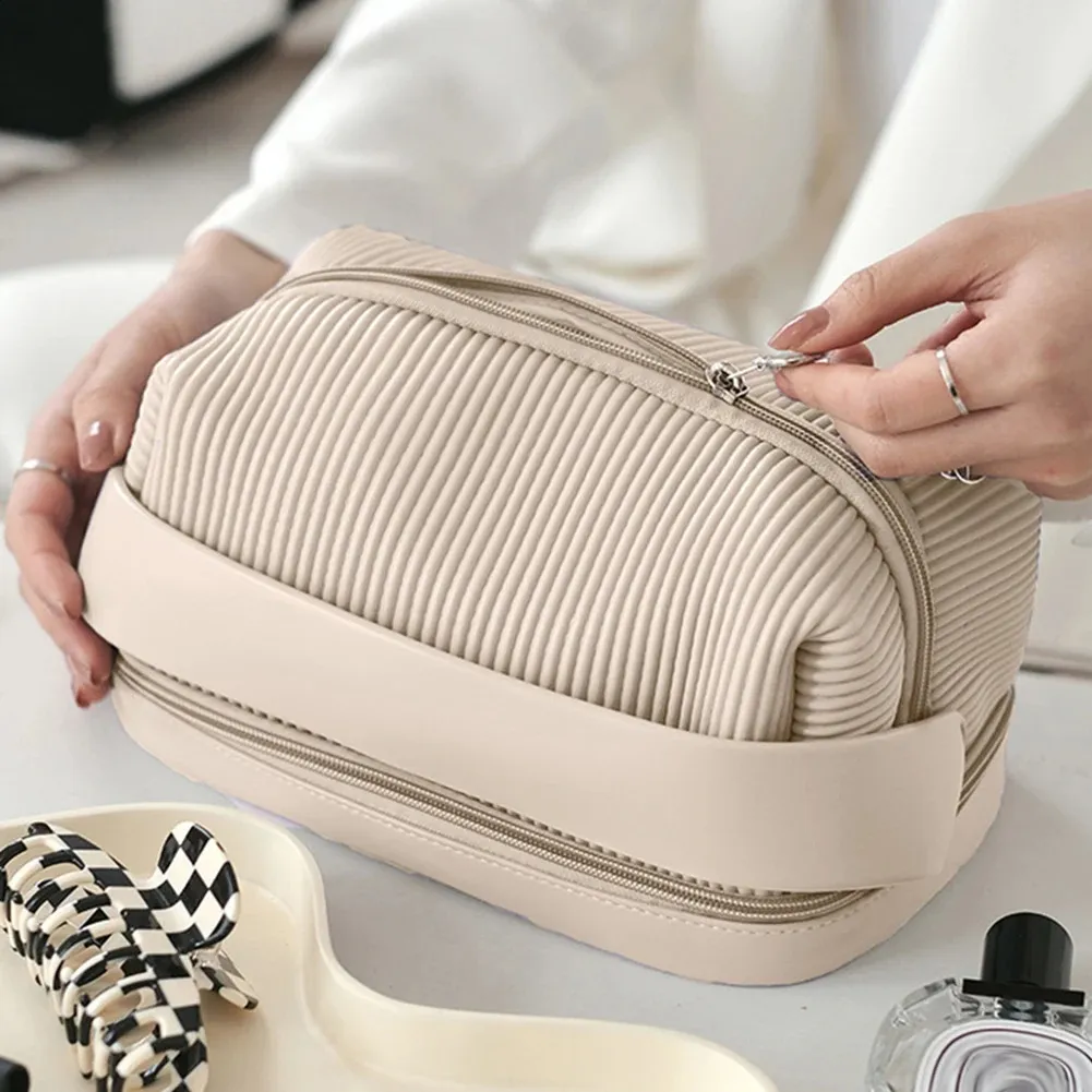 Wuciray Rangement Maquillage Organisateur Boite de Rangement Skincare Makeup Organizer avec
