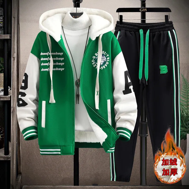 Survêtement Homme 2 Pièces - Sweat à Capuche Et Jogging Ample Pour Le Sport