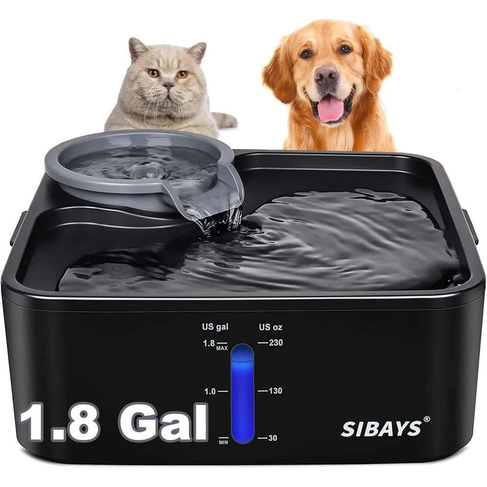 12x Kattenfonteinfilter Voor Sibays 7L – 5-laags Systeem Met Actieve Kool & PP-katoen