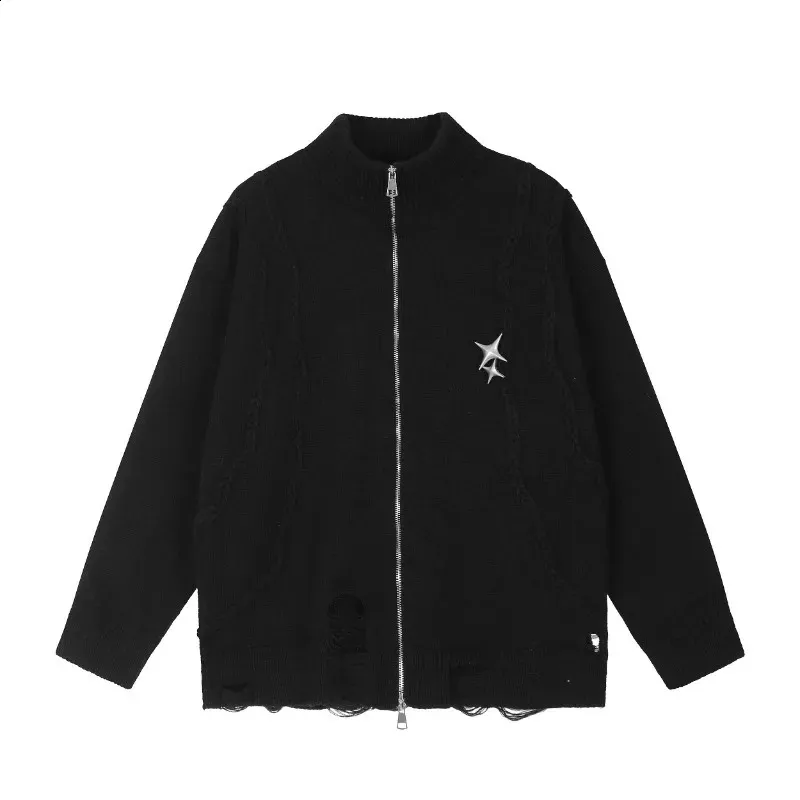 Y2K Harajuku Cardigan for Men - Spring Fashion Sweater