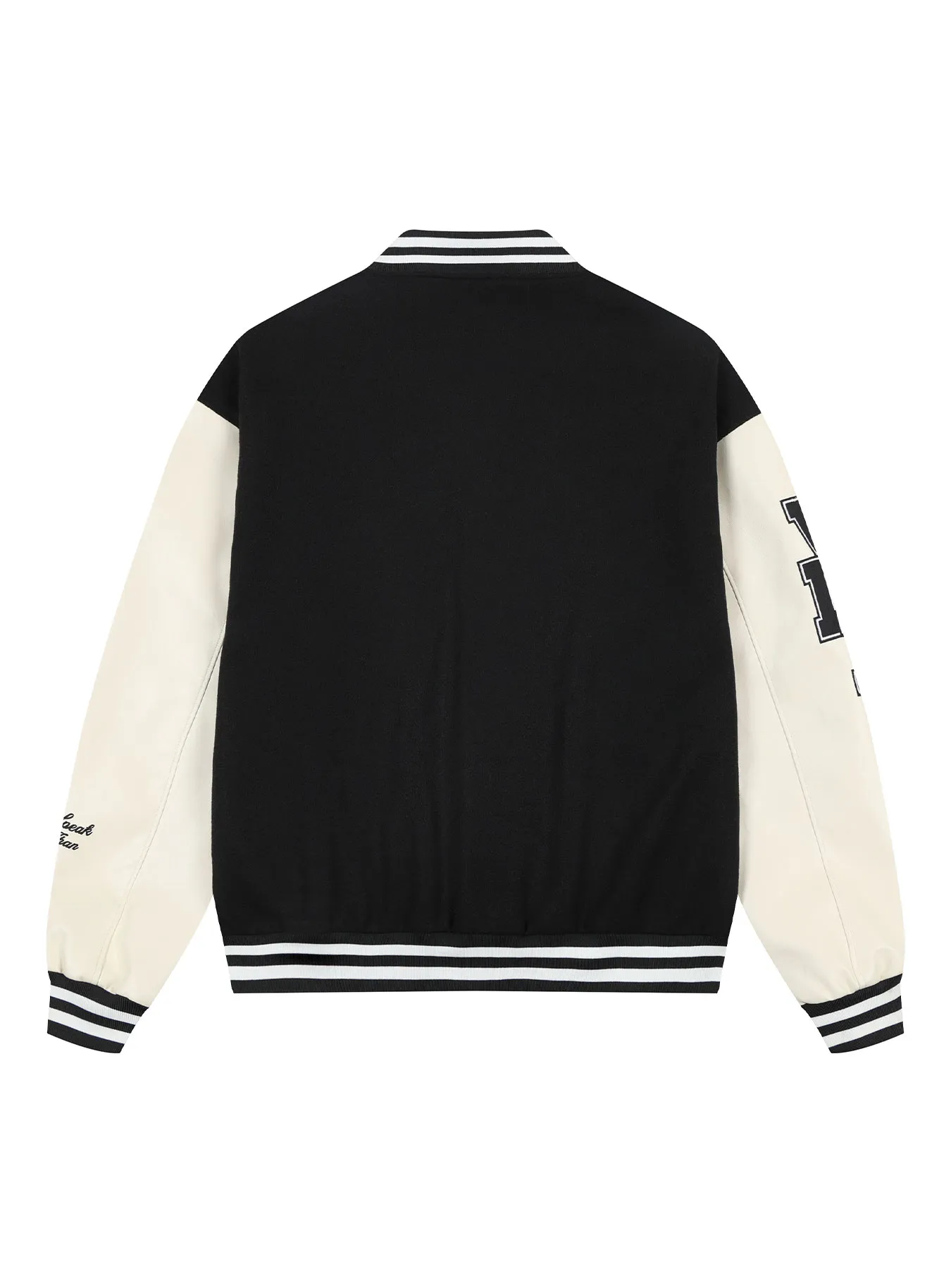 Veidoorn Preppy College-Jacke für Herren und Teenager, schicker Buchstabendruck, starke Stickerei, lässiger Baseball-Mantel für Herbst und Winter_voghion.com
