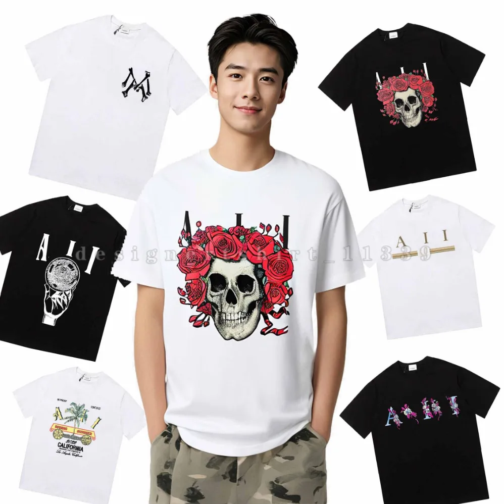 Pack De 6 Camisetas Básicas Pro Club Hombre - Algodón Pesado, Manga Corta, Negro, Talla XXL
